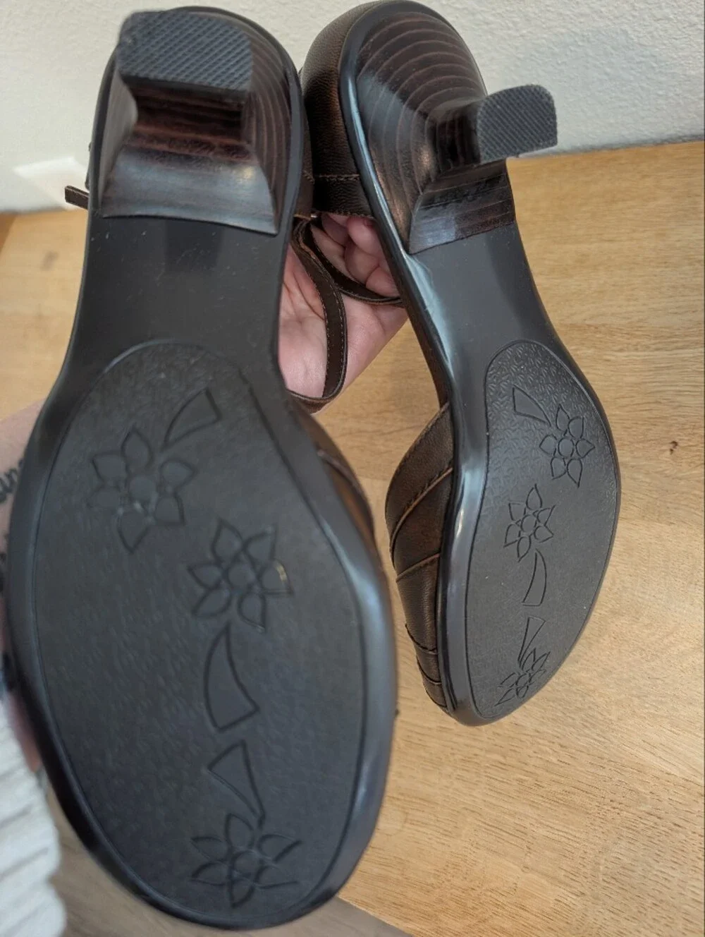 Style & Co. Women’s Brown Ankle Strap Low Kitten Heel Pumps